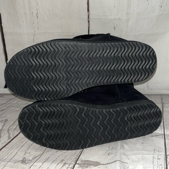 New Studded faux fur lined Suede Mid Boots Booties 8 - Picture 8 of 11